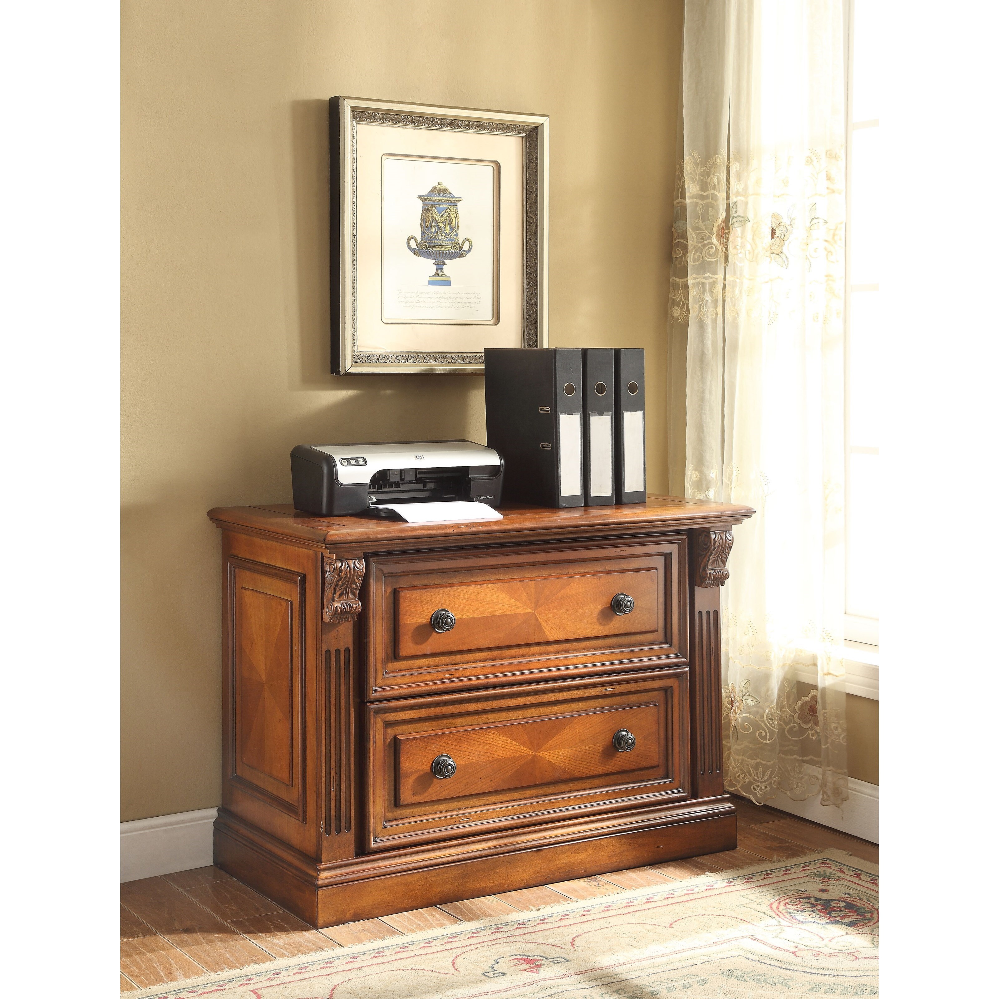 Two drawer discount lateral file cabinet